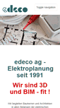 Mobile Screenshot of edeco.ch